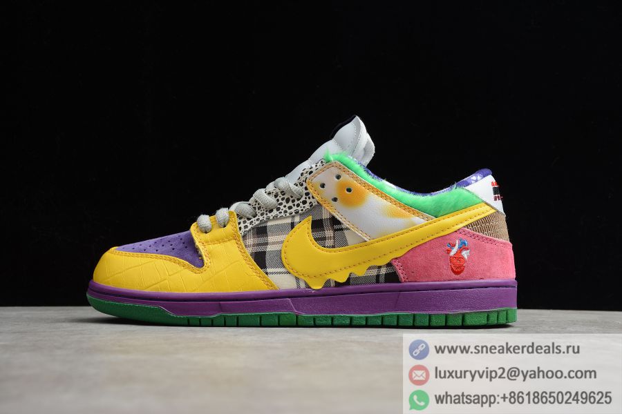 Nike SB Dunk Low Pro IW Purple Yellow-Violet-Pink 318403-137 Unisex Shoes